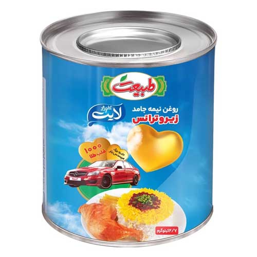 روغن نیمه جامد طبیعت  2.7 کیلوگرم